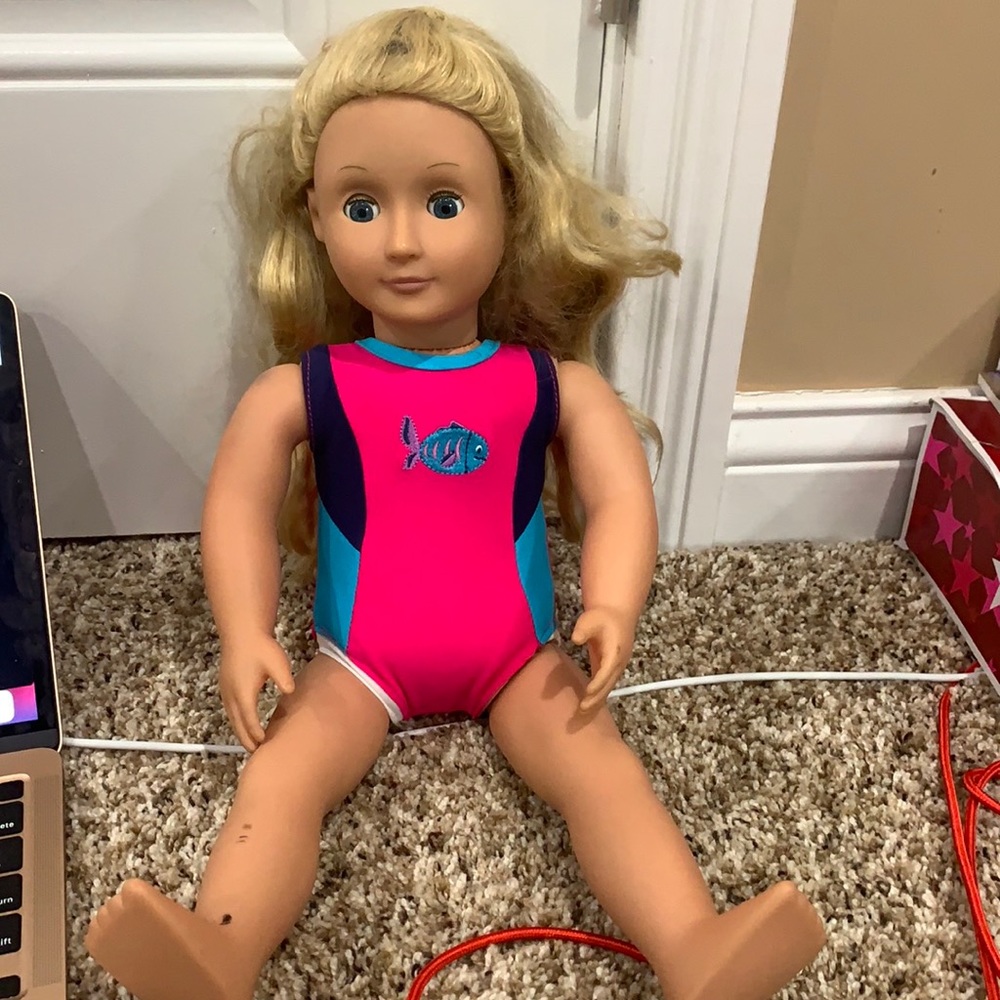 Scuba girl doll